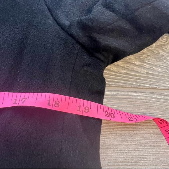 Max Mara wool and alpaca black coat - Picture 5 of 8